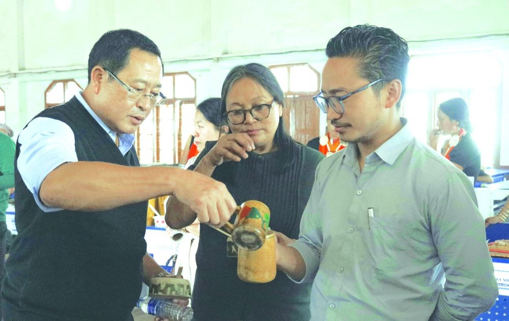 DC Tuensang Lithrongla Tongpi Rutsa and others during the Millet Mela held at GHSS Auditorium Tuensang on August 29. (Morung Photo)